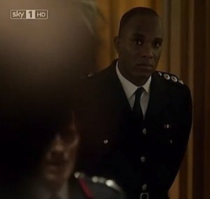 Phoenix James cameo in Smoke on Sky 1 HD television