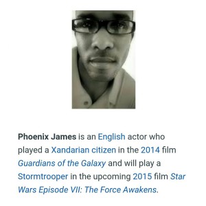 Phoenix James Star Wars Force Awakens Stormtrooper Actors Episode 7 8 9 VII VIII IX