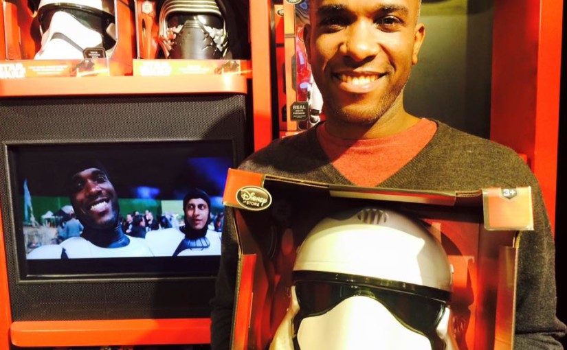 Phoenix James at the Disney Store on Star Wars Force Friday