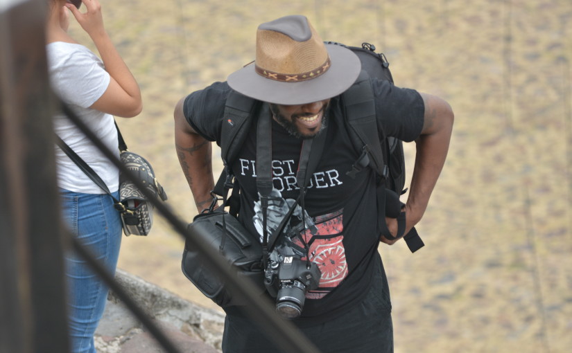 Phoenix James at the Teotihuacan Pyramids and The National Museum of Anthropology in Mexico 3