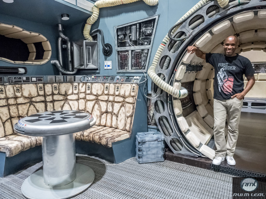 Phoenix James on set of the Millennium Falcon on The STAR WARS Show LIVE! stage at Celebration Europe 2016 - 1