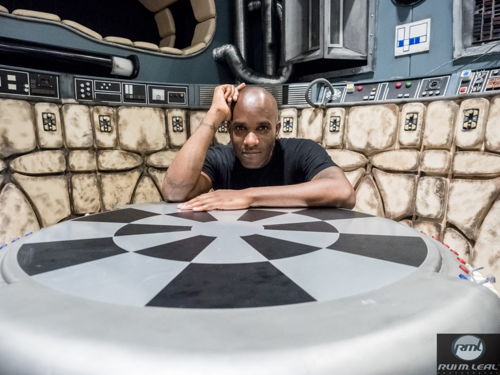 Phoenix James on set of the Millennium Falcon on The STAR WARS Show LIVE! stage at Celebration Europe 2016 - 2