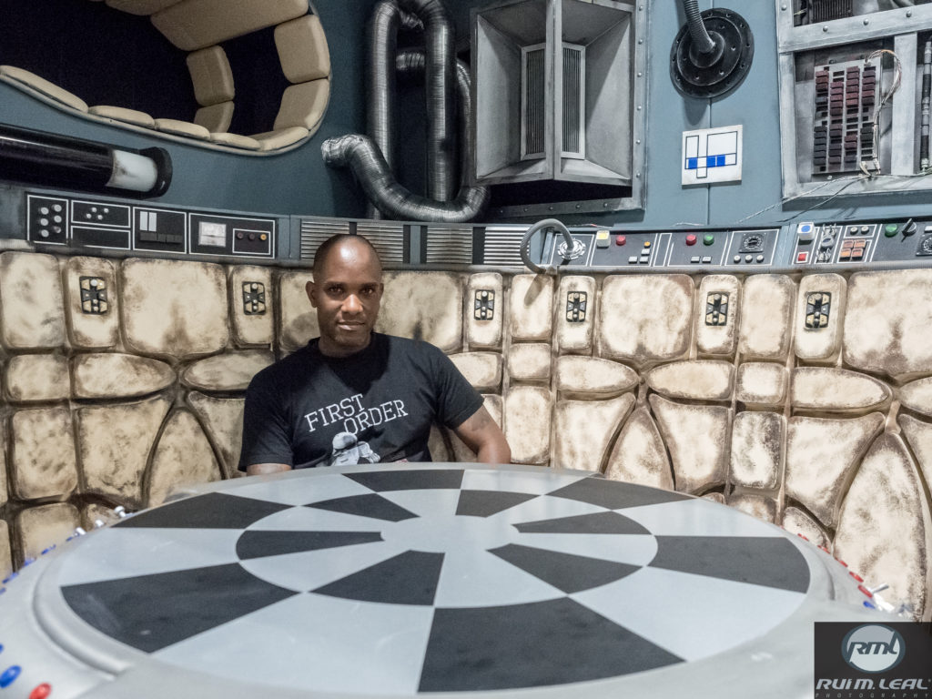 Phoenix James on set of the Millennium Falcon on The STAR WARS Show LIVE! stage at Celebration Europe 2016 - 3