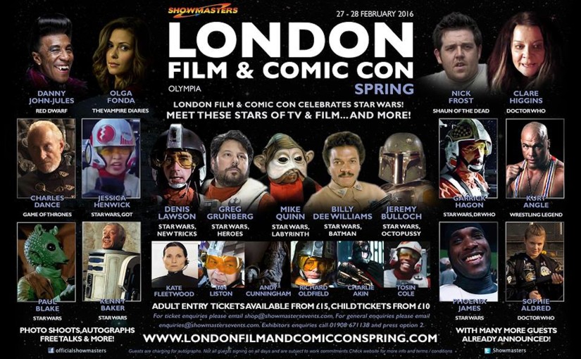 Phoenix James - Star Wars Celebration - Autograph Signing - Showmasters - London Film & Comic Convention - Olympia
