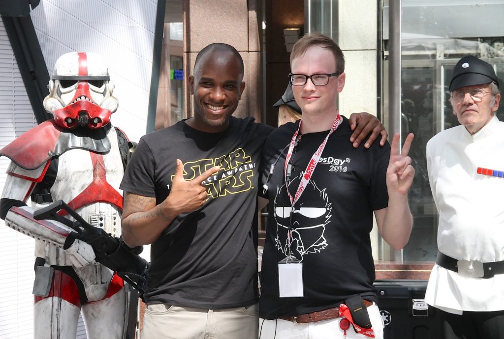 Phoenix James - Star Wars - First Order Stormtrooper Actor and Guest of Honor at CosDay Convention in Frankfurt Germany in conjunction with ProjectX1 and the 501st German Garrison 11