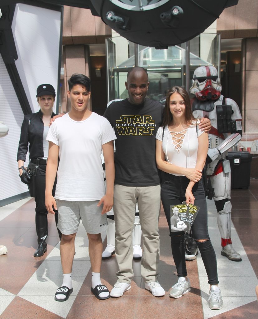 Phoenix James - Star Wars - First Order Stormtrooper Actor and Guest of Honor at CosDay Convention in Frankfurt Germany in conjunction with ProjectX1 and the 501st German Garrison 21