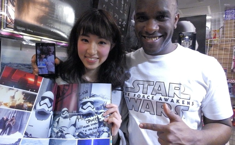 Phoenix James: First Order Stormtrooper – Autograph Signing Tour in Tokyo, Japan