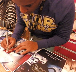 Phoenix James - Star Wars - First Order Stormtrooper Actor – Autograph Signing and Photo Session Tour - Tokyo, Japan 17