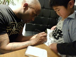 Phoenix James - Star Wars - First Order Stormtrooper Actor – Autograph Signing and Photo Session Tour - Tokyo, Japan 4 Episode 7 8 9 VII VIII IX