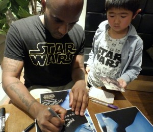 Phoenix James - Star Wars - First Order Stormtrooper Actor – Autograph Signing and Photo Session Tour - Tokyo, Japan 5 Episode 7 8 9 VII VIII IX