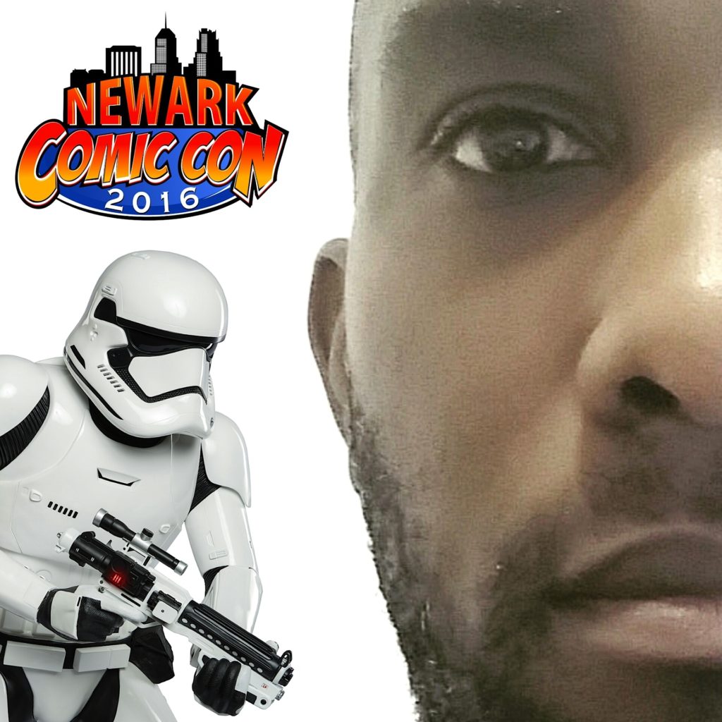 Phoenix James - Star Wars First Order Stormtrooper Actor - Guest Appearing - Newark Comic Con - New Jersey - USA