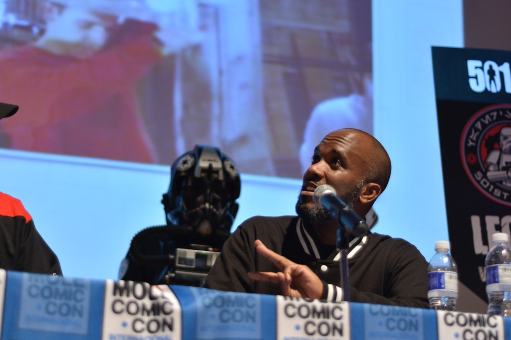Phoenix James - Star Wars First Order Stromtrooper Actor at La Mole Comic Con in Mexico - Photo by Marianne Perez Mooren 12