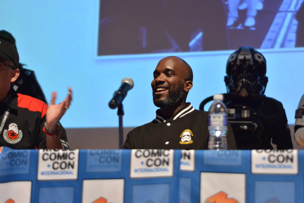 Phoenix James - Star Wars First Order Stromtrooper Actor at La Mole Comic Con in Mexico - Photo by Marianne Perez Mooren 14