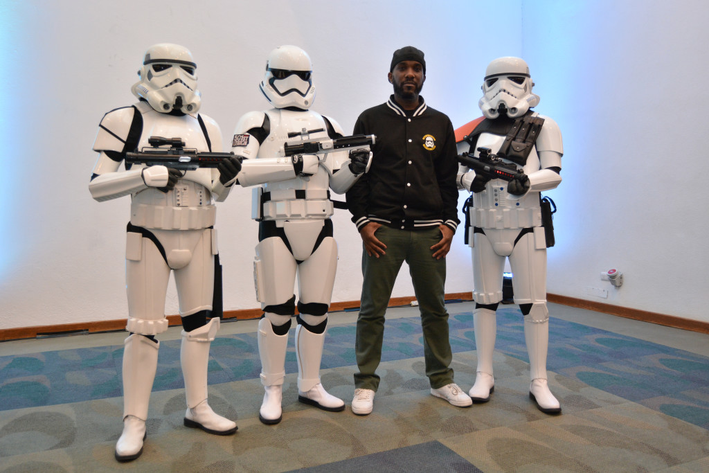 Phoenix James - Star Wars First Order Stromtrooper Actor at La Mole Comic Con in Mexico - Photo by Marianne Perez Mooren 23