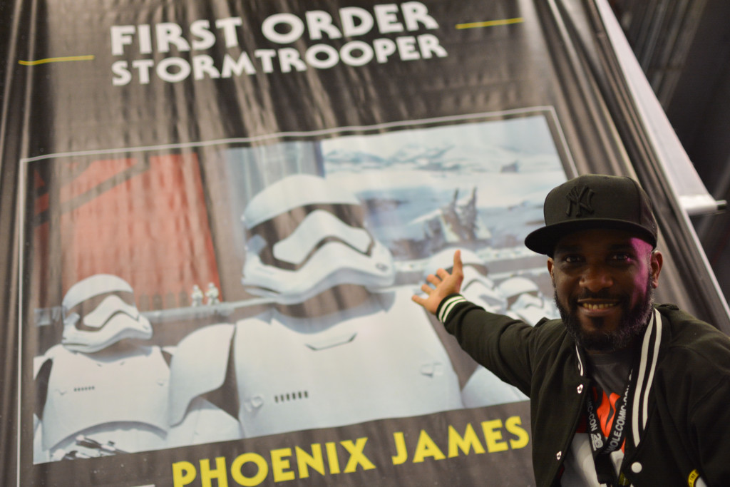 Phoenix James - Star Wars First Order Stromtrooper Actor at La Mole Comic Con in Mexico - Photo by Marianne Perez Mooren 7