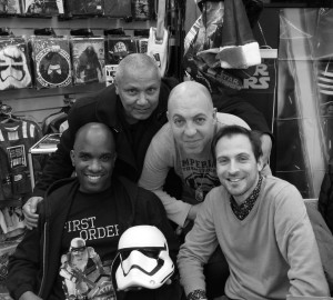 Phoenix James - Star Wars The Force Awakens First Order Stormtrooper Actor Autograph Signing at Pulp's Toys in Paris, France 18