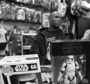 Phoenix James - Star Wars The Force Awakens First Order Stormtrooper Actor Autograph Signing at Pulp's Toys in Paris, France 7