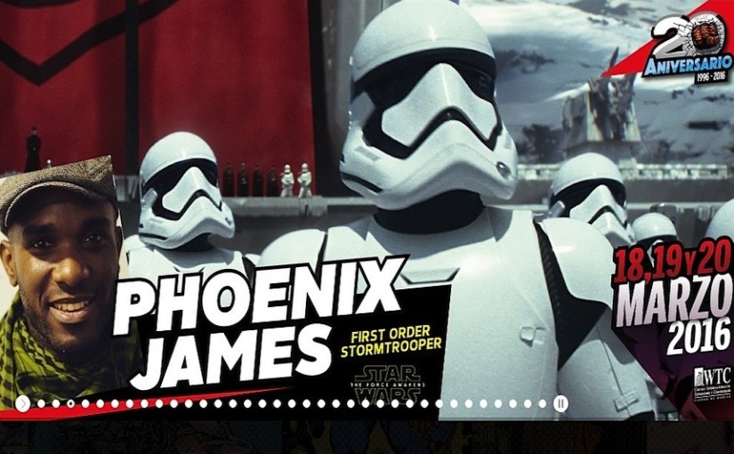 Phoenix James at La Mole Comic Con 20th Anniversary in Mexico City