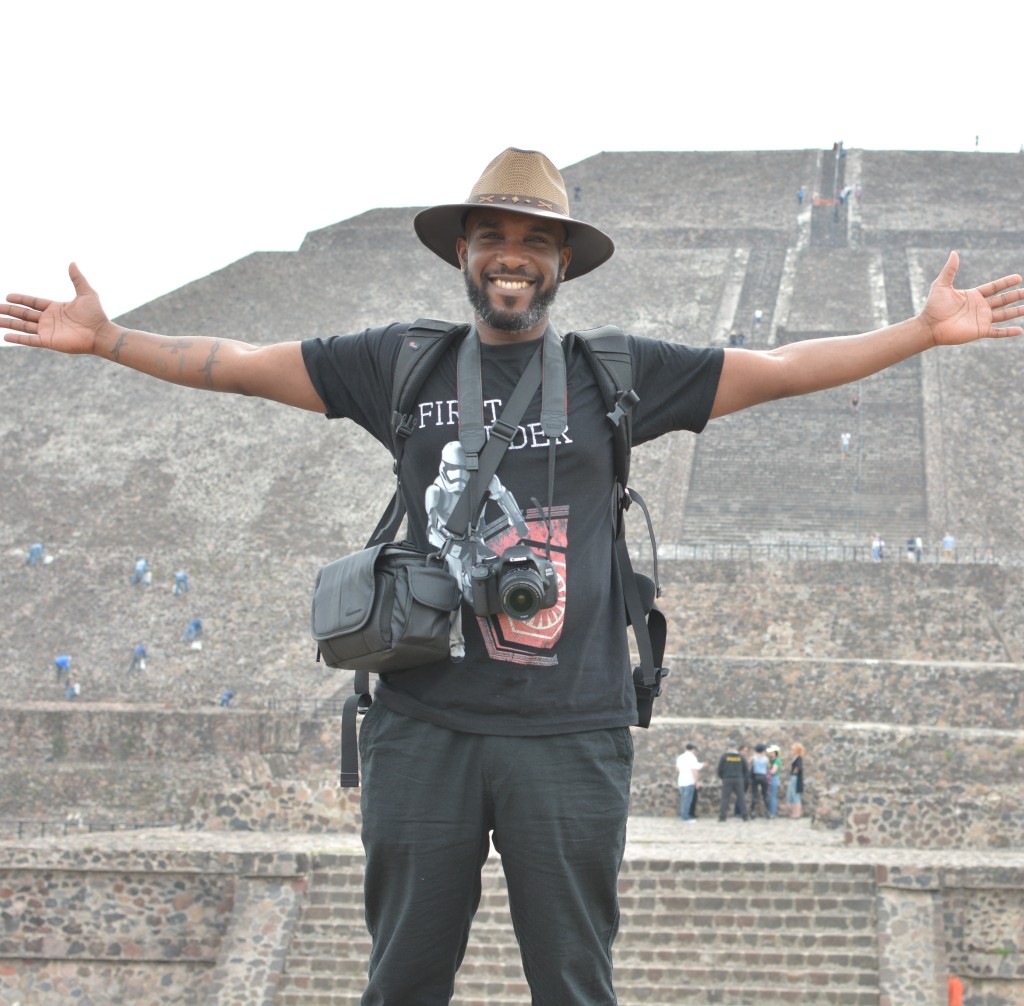 Phoenix James visits the Teotihuacan Pyramids and The National Museum of Anthropology in Mexico-14