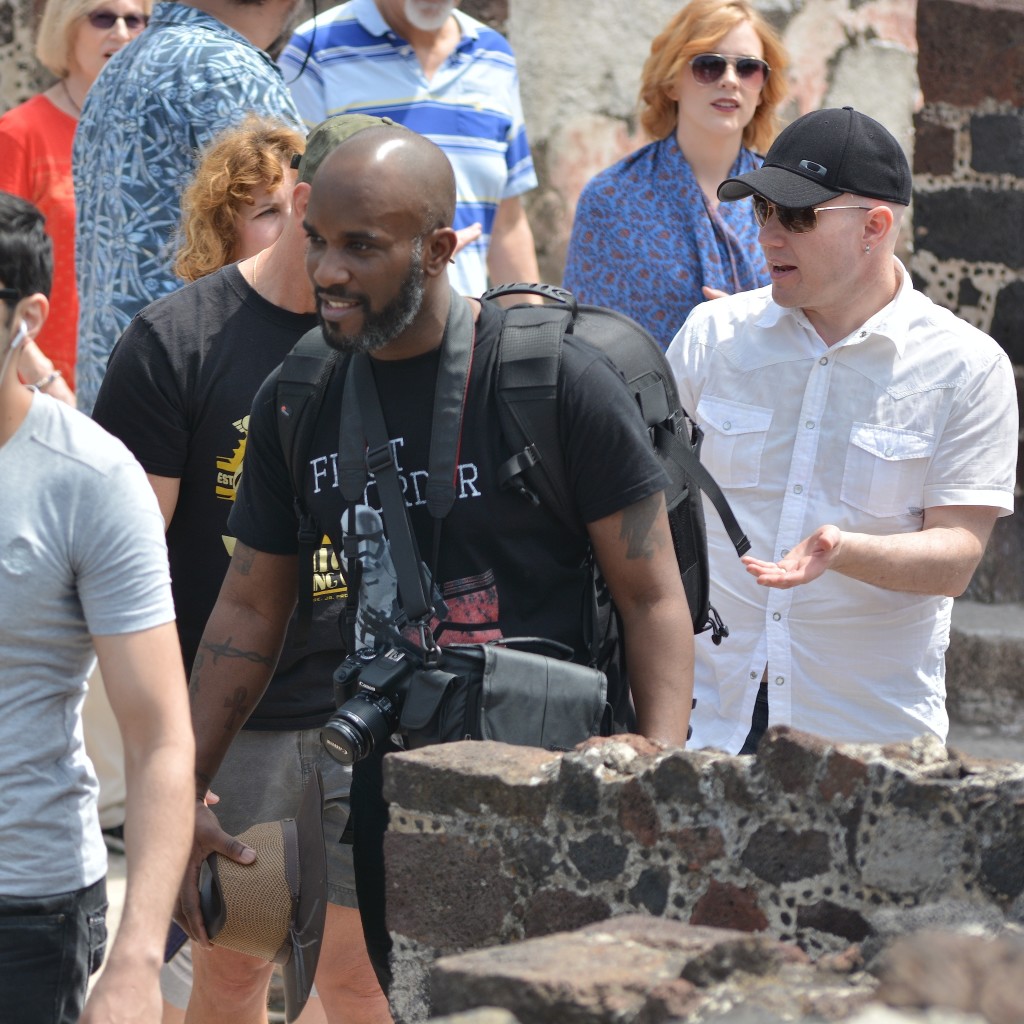Phoenix James visits the Teotihuacan Pyramids and The National Museum of Anthropology in Mexico-9