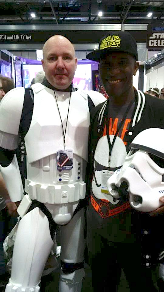 Star Wars Celebration Europe - First Order Stormtrooper Actor Phoenix James 5