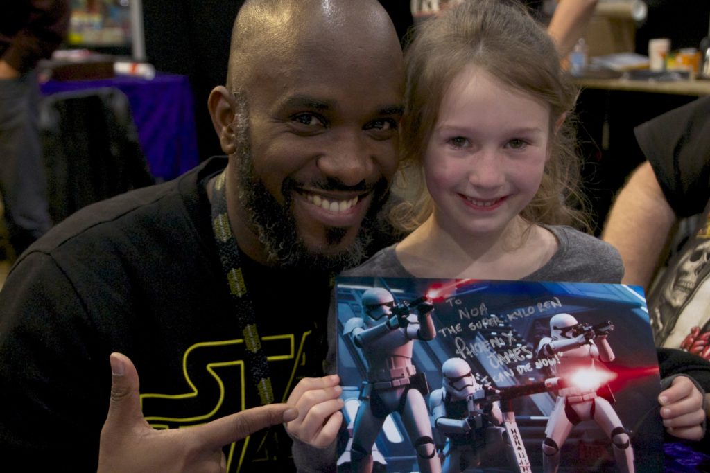 Stormtrooper Actor Phoenix James at Star Wars autograph signing event at Jaarbeurs in Utrecht - The Netherlands - Photo by Rosalee Avalon 36