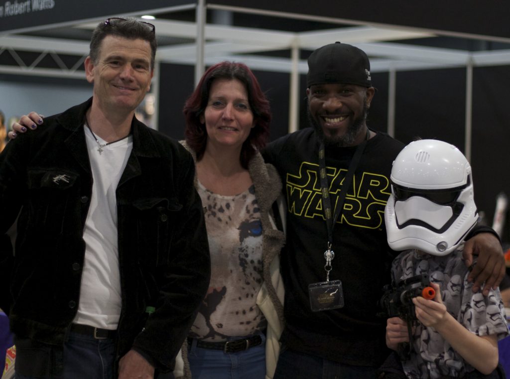 Stormtrooper Actor Phoenix James at Star Wars autograph signing event at Jaarbeurs in Utrecht - The Netherlands - Photo by Rosalee Avalon 4