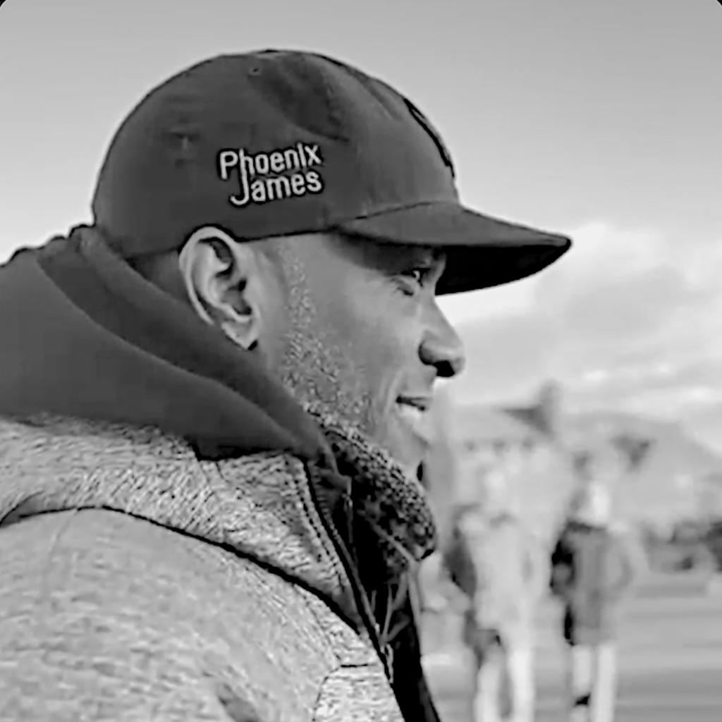 Phoenix James music catalogue and listening guide for The Poet Phoenix James featuring spoken word music albums, discography and audio releases.